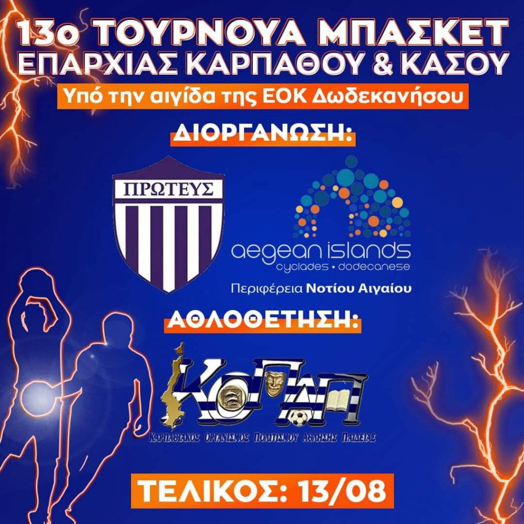 Αφιέρωμα στο 13ο τουρνουά Μπάσκετ επαρχίας Καρπάθου & Κάσου