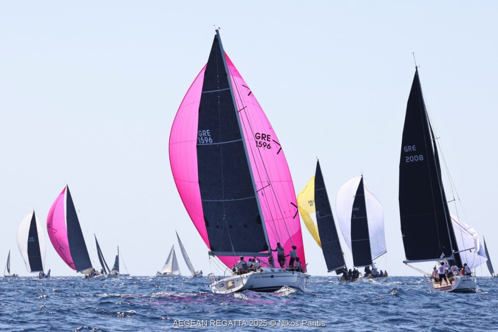 O βοριάς σύμμαχος της Aegean Regatta 2025 – Τα αποτελέσματα της 1ης ιστιοδρομίας